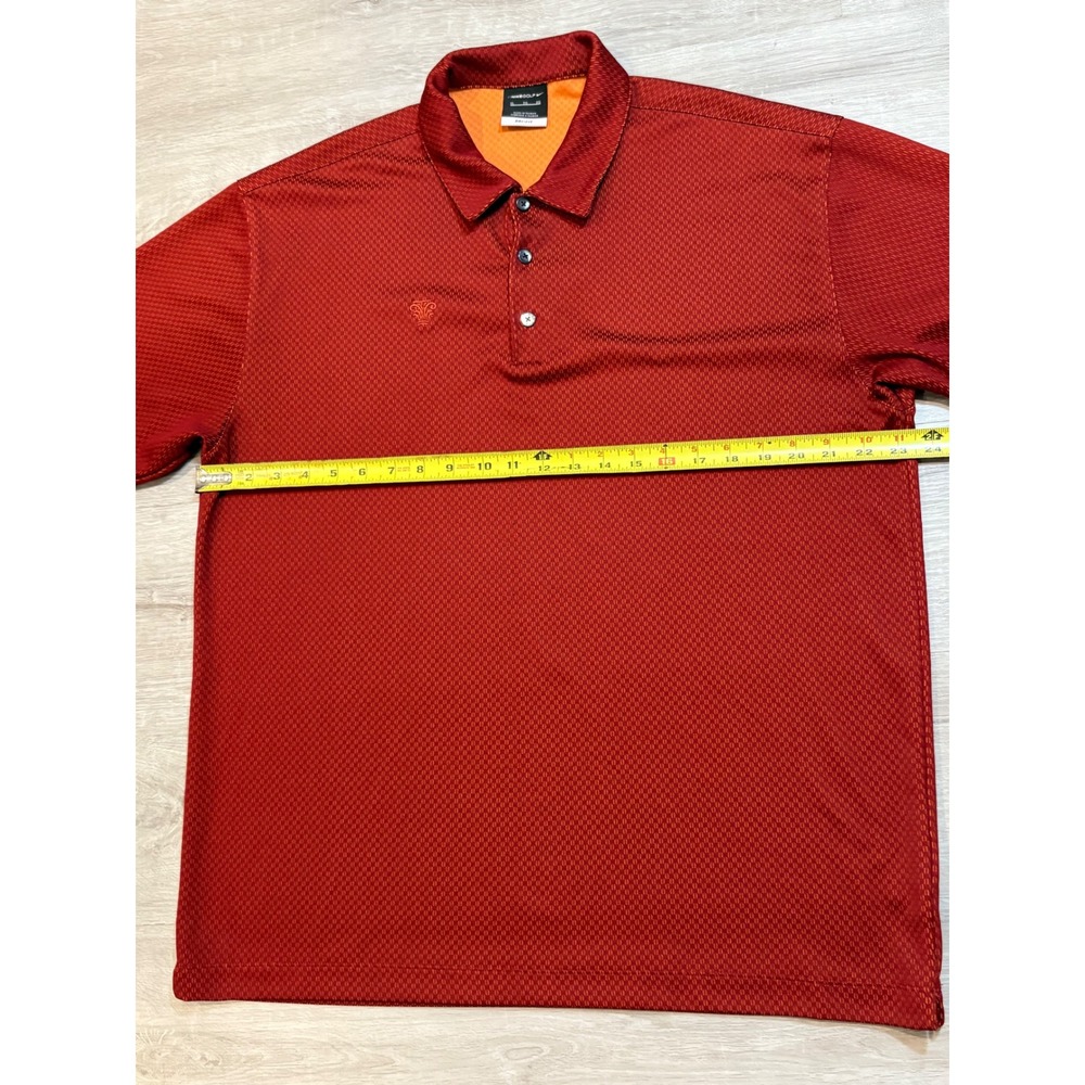 Nike Golf Dri-FIT Polo Shirt Performance Athletic‎ Red XL - Picture 3 of 8